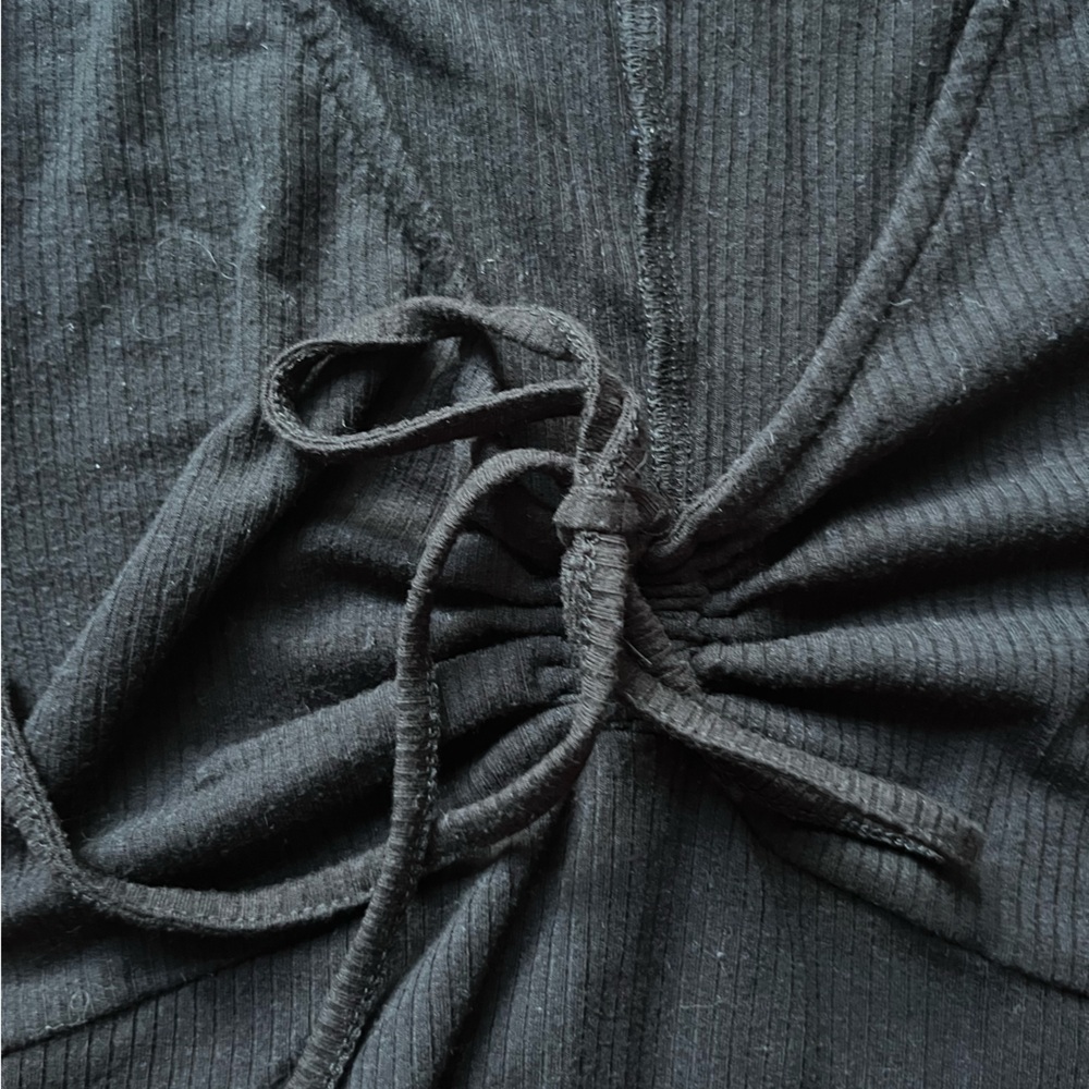 BP Black Ribbed Top - Picture 4 of 4